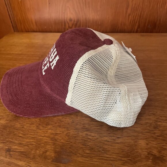 Joshua Tree Corduroy Trucker Hat - Maroon Red NWT Adjustable - Picture 2 of 8